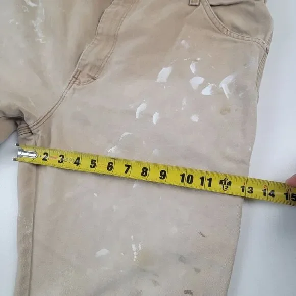 Vintage‎ Y2k Dickies Distressed Workwear Pants Sun Fade Fits 34x29 Tagged 38x30 - Picture 11 of 13